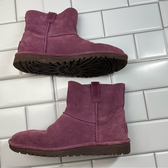 UGG Unlined Classic Mini PURPLE Treadlite BOOTS - Picture 2 of 14